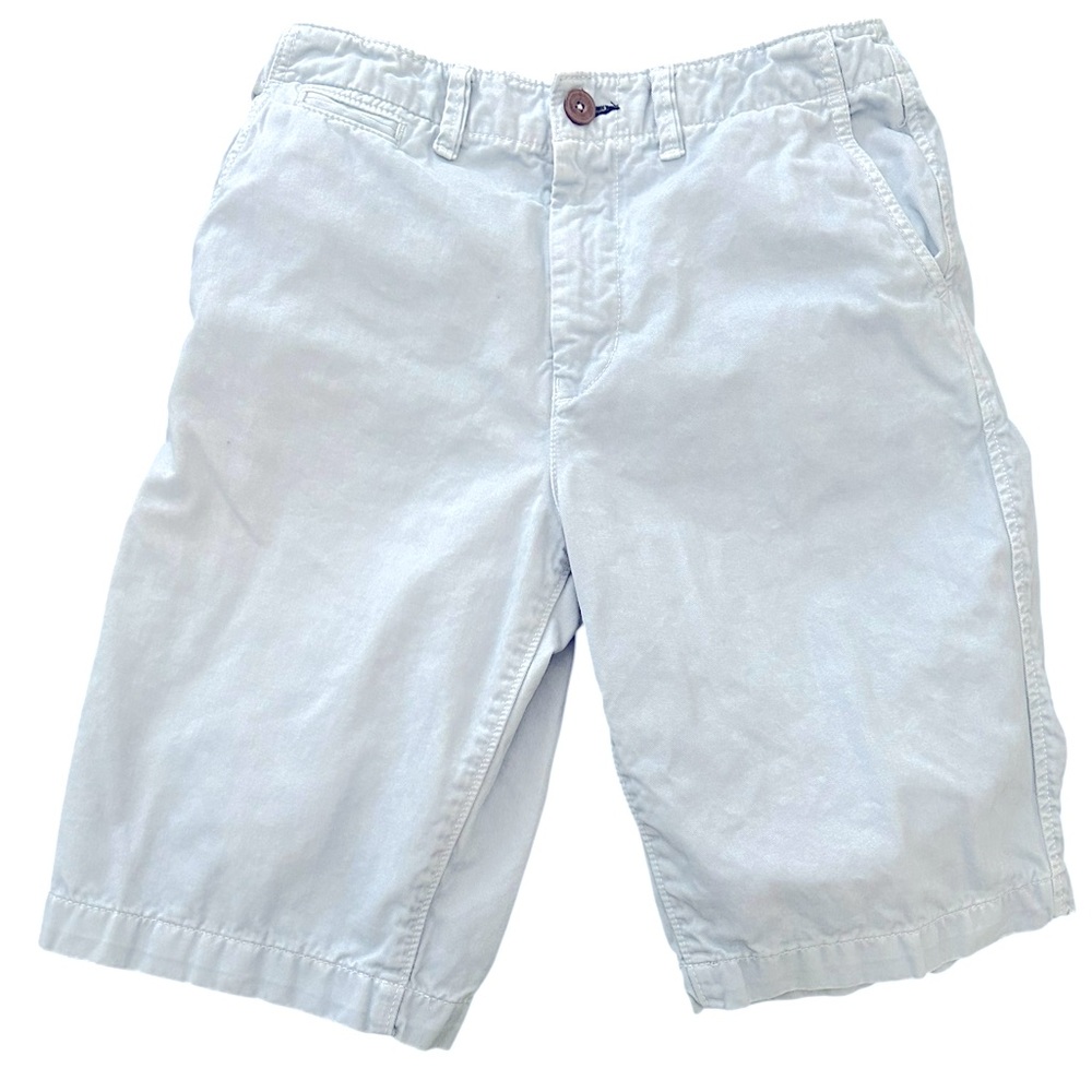 Vintage American Eagle Khaki‎ Chino Shorts Longboard Blue Mens Sz 30 11’ Inseam
